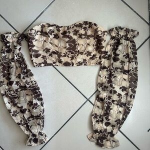 Floral Off-Shoulder Women's Top